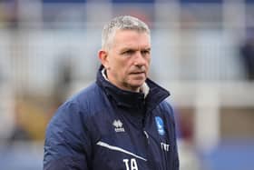 John Askey will continue to monitor potential new recruits for Hartlepool United. (Photo by Pete Norton/Getty Images)