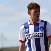 Ex-Portsmouth and Tranmere Rovers midfielder Ben Tollitt featured for Hartlepool United against Billingham Synthonia. Picture by FRANK REID