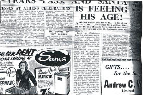 The Mail's 1961 report on the changing face of Christmas.