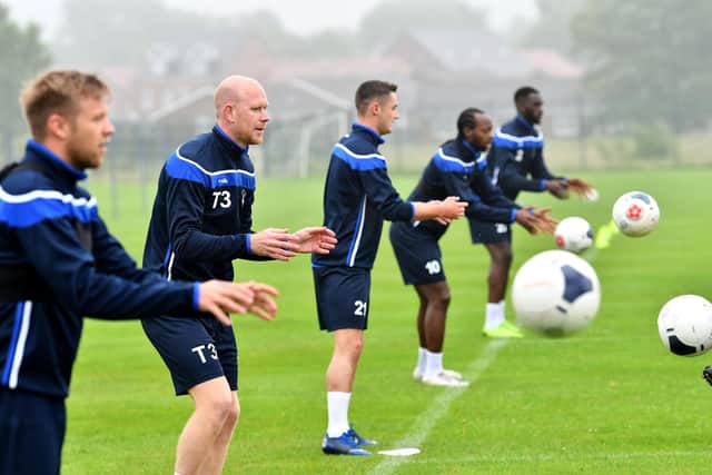 HUFC pre season training session East Durham College. 25-06-2019. Picture by FRANK REID 