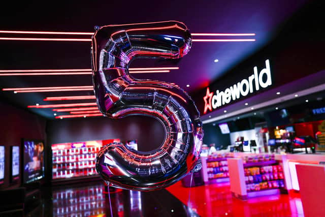 Customers have the chance to win popcorn and other prizes as part of the fifth birthday celebrations. Photo: Dave Charnley Photography.
