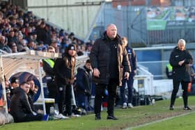 Rochdale manager Jim Bentley gave a scathing assessment of his sides' defeat at the Suit Direct Stadium. (Credit: Mark Fletcher | MI News)