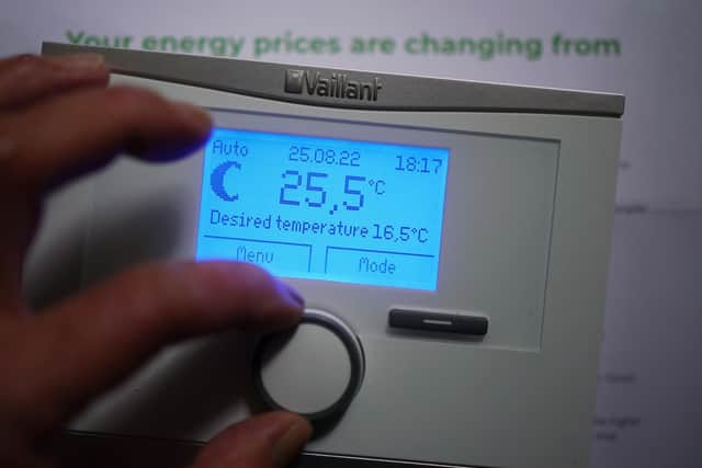 A Government support package for businesses has been announced to ease the pain of soaring energy bills through the winter. Picture: PA.