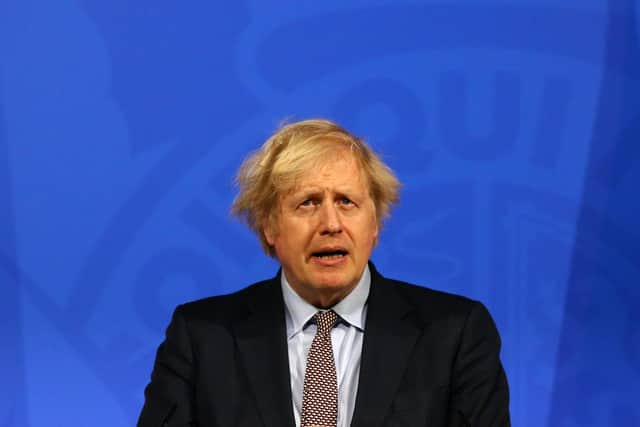 Prime Minister Boris Johnson has indicated that work from home guidance could end in June. Photo: Getty Images.