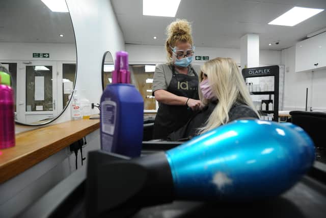 Glam Hair Salon owner Lisa Turner and the team are back open for business after the incident on Sunday.