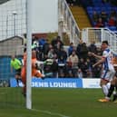 Hartlepool United came from behind to win 3-1 against Barrow in their final home game of the season but were still relegated from the Football League. (Photo: Mark Fletcher | MI News)