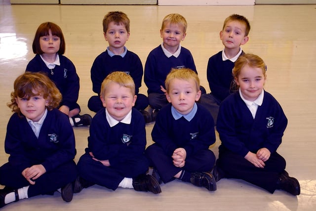 Looking smart in their new uniforms at Greatham Primary.