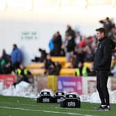 Any potential new manager will have seen Hartlepool lose on their travels at Port Vale. (Credit: James Holyoak | MI News)