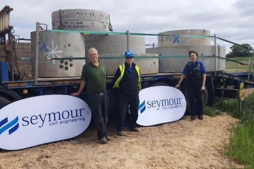 Six of the large concrete rings have been donated by Seymour Civil Engineering to block unauthorised access by vehicles to Summerhill Country Park in Hartlepool.