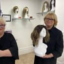 From left: Tracy Bourne, salon manager and qualified wig fitter at Poppys Hairdressing and Janice Auton, founder of Poppys Hairdressing.