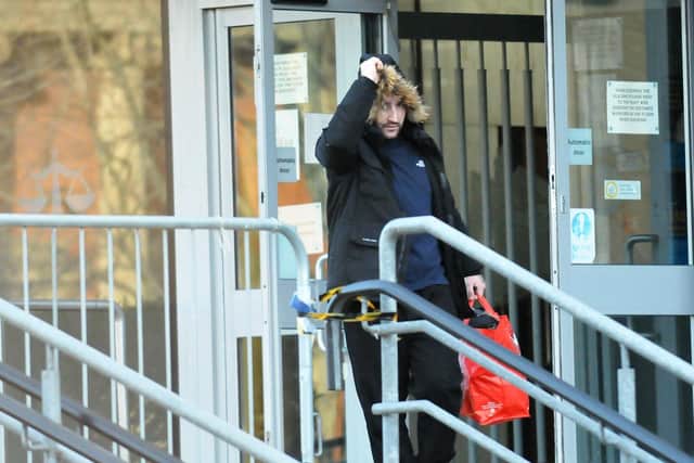 Ryan Parker leaving of Teesside Magistrates Court. Picture by Frank Reid.
