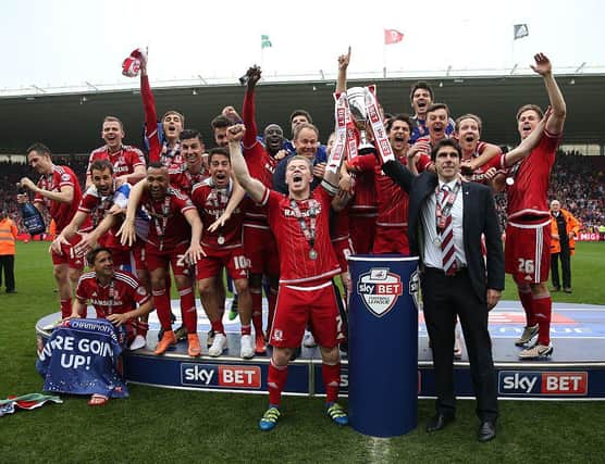 Middlesbrough won promotion from the Championship under Aitor Karanka in 2016.