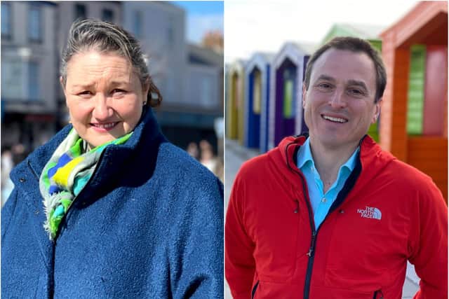 Conservative candidate Jill Mortimer, left, and Labour's Dr Paul Williams are both contesting the Hartlepool by-election.