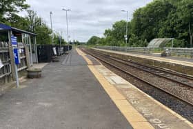 A fare dodger is more than £450 out of pocket after failing to buy a train ticket while travelling between Seaton Carew railway station, above, and Newcastle.