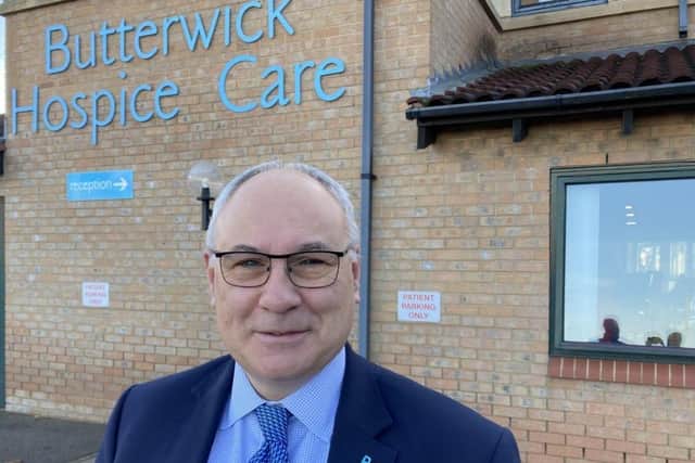 Edward Gorringe is the new chief executive of Stockton-based Butterwick Hospice Care.