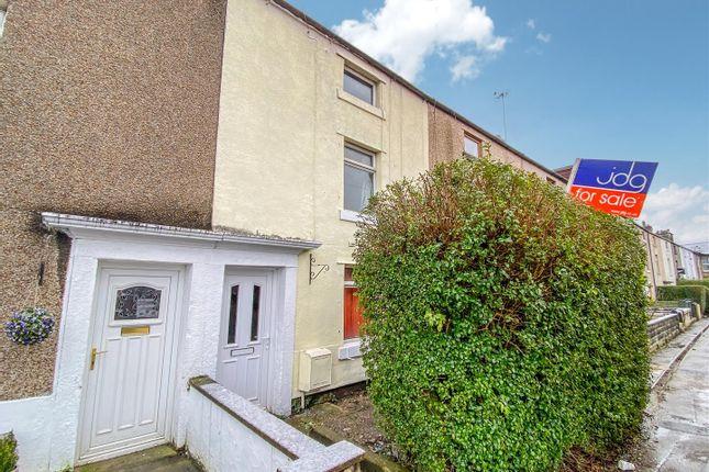 This four-bedroom terrace home, on the market for £100,000 with JD Gallagher, has been viewed more than 450 times.