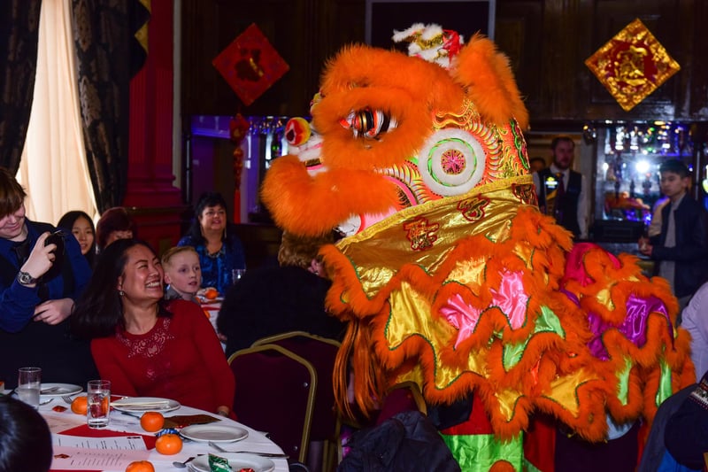The Lion Dance at the Hartlepool Chinese Association annual New Year Celebrations at the Best Western Grand Hotel. Remember this from 2017?