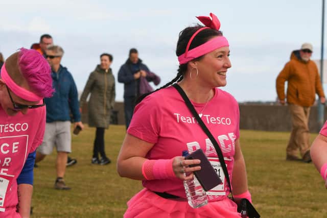 Pictured at last year's Hartlepool Race for Life.
