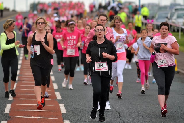 Runners at the Race for Life event 8 years ago. Have you spotted someone you know?