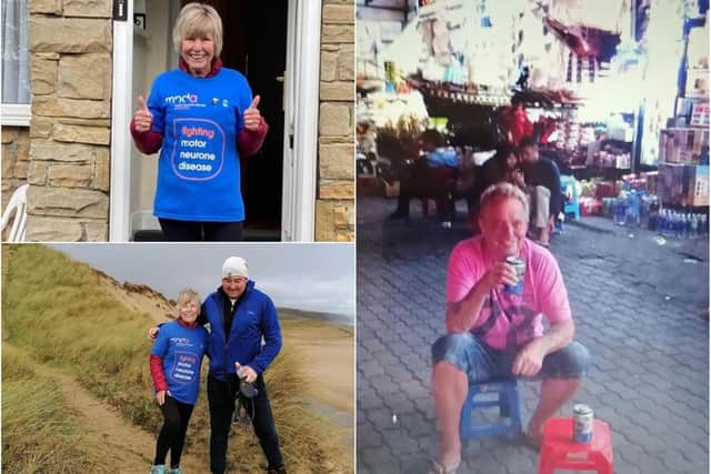Sandra Hamilton who has vowed never to stop fundraising until a cure is found for Motor Neurone Disease.