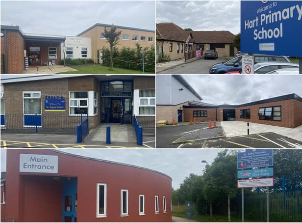 Five top Hartlepool schools are facing the increased likelihood of Ofsted inspections from September.