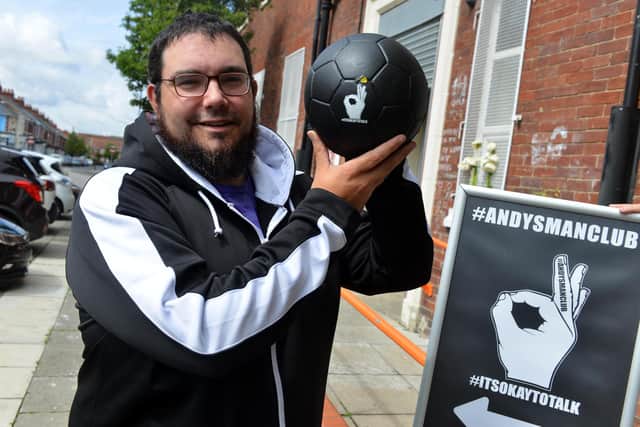 Andy's Man's Club Chris Studdard provides mental health support for men at The Annexe.