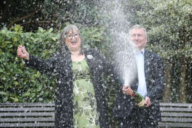 Frances and Patrick Connolly scooped almost £115 million in the EuroMillions jackpot in 2019. They have given over half the fortune away to friends and family and founded the PFC Trust to help others in Hartlepool. Photo: Liam McBurney/PA Wire