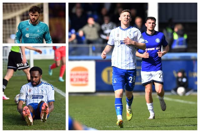 Here's what our Hartlepool United writer Robbie Stelling made of the Pools players as their miserable end to the season continued in Hertfordshire.