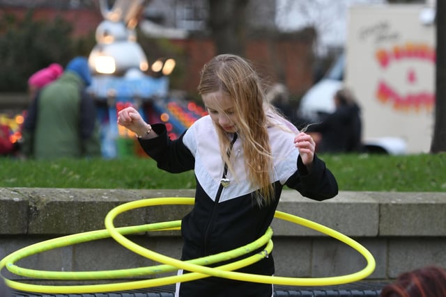 Circus skills were among the activities on offer