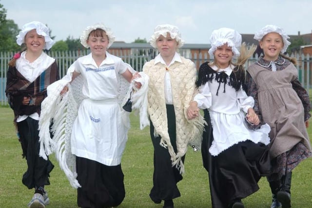 A Victorian day at the school in 2003 but were you pictured in period costume?