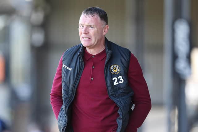 Newport County manager Graham Coughlan felt his side were in full control during their win over Hartlepool United at Rodney Parade. (Photo: Mark Fletcher | MI News)