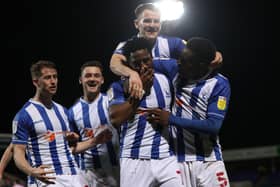 Omar Bogle opened his Hartlepool United account with a goal against Barrow at the Suit Direct Stadium. (Credit: Mark Fletcher | MI News)