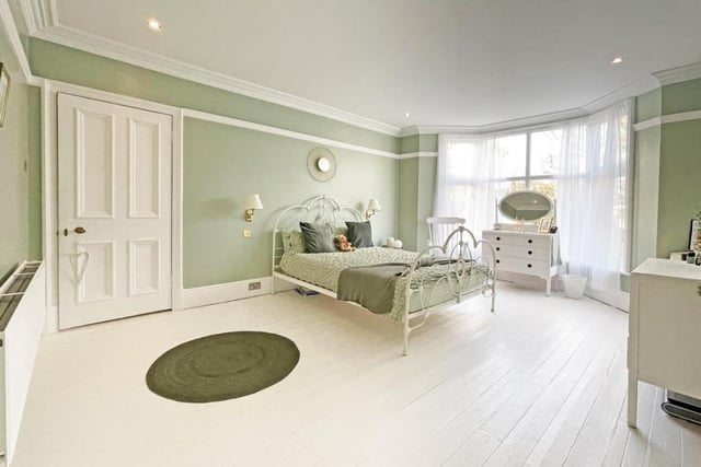 The bedroom enjoys beautiful views of the garden. Picture: Rightmove.
