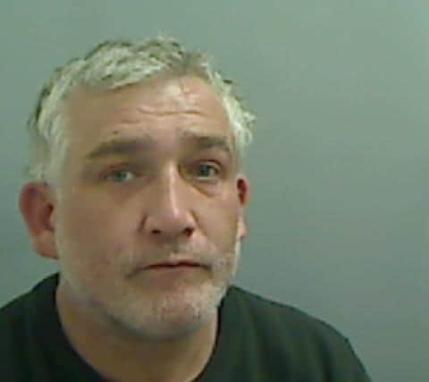 Gareth Evans has been jailed again for attacking police officers.