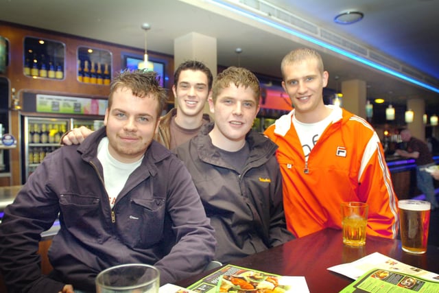 A flashback to 2007 in Lloyds Bar.