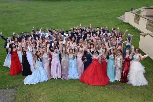 Students at Wellfield School celebrate their prom