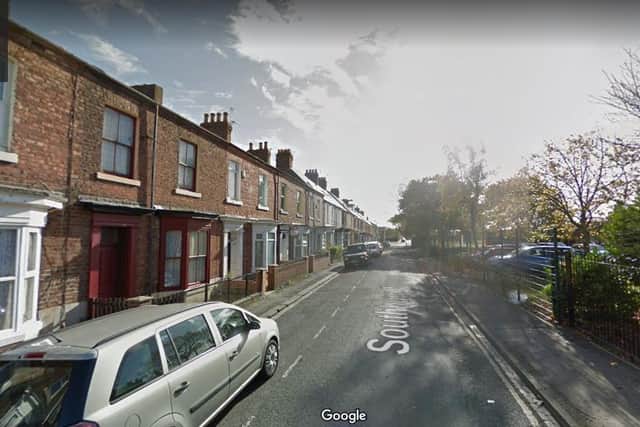 The attempted robbery took place in Southburn Terrace.