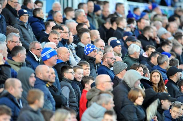 Hartlepool United played their penultimate fixture at the Suit Direct Stadium against Swindon Town. Picture by FRANK REID