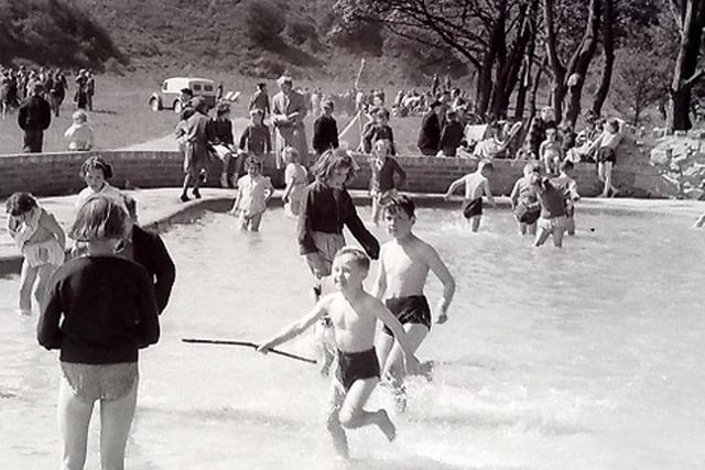 The paddling pool at Crimdon was a favourite spot, particularly from the 1950s to the 1970s. Did you love to visit it? Photo: Hartlepool Museum Service.