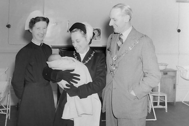 Taken in the early 1950s at Grantully and it shows the Mayor and Mayoress with a matron at the hospital. Photo: Hartlepool Museum Service.