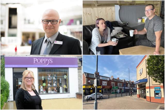 Hartlepool shops and cafes are trying to remain positive despite fewer people going out because of the pandemic.
