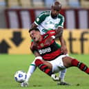 Rodrigo Muniz playing for Flamengo.