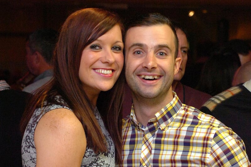Another from opening night of the 2012 Hartlepool Beer Festival. Posing for a picture was Steph Elsdon and Lewis Darley.