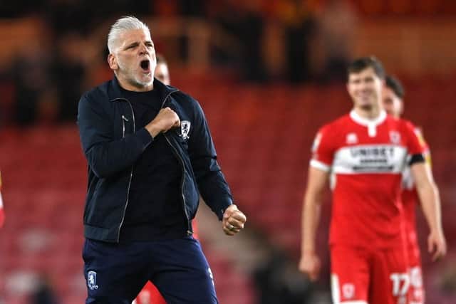Interim boss Leo Percovich was unable to provide any clarity over the managerial situation at Middlesbrough after defeat to Blackburn left them in the Championship relegation zone.  (Photo by Stu Forster/Getty Images).