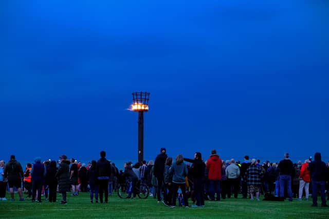 Beacon lighting at the Headland on Thursday, June 2. Picture: Carl Gorse.