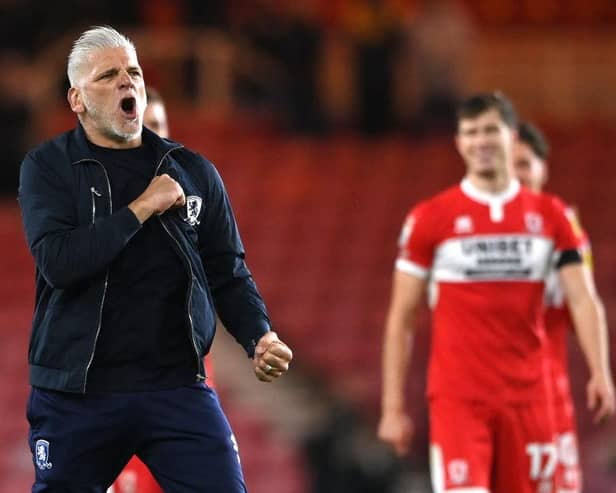 Middlesbrough interim manager Leo Percovich. (Photo by Stu Forster/Getty Images)
