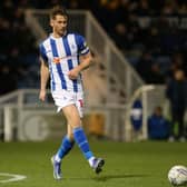 Neill Byrne will miss Hartlepool United's next two matches after picking up his 10th yellow card of the season against Colchester United (Credit: Michael Driver | MI News)