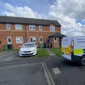 Police and Crime Scene Instigation unit in Telford Close, Hartlepool. Picture by FRANK REID