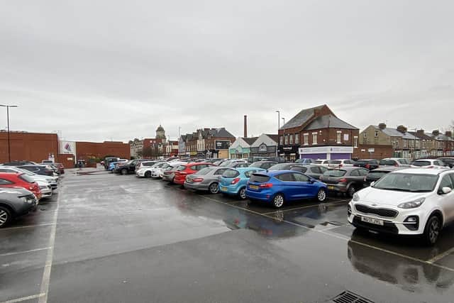 Waldon Street car park in Hartlepool. The cars in this photo are not connected to the council court cases.