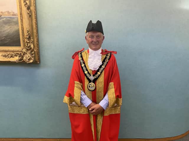 Cllr Brian Cowie was celebrated as Hartlepool Borough Council’s new ceremonial mayor for 2022/23